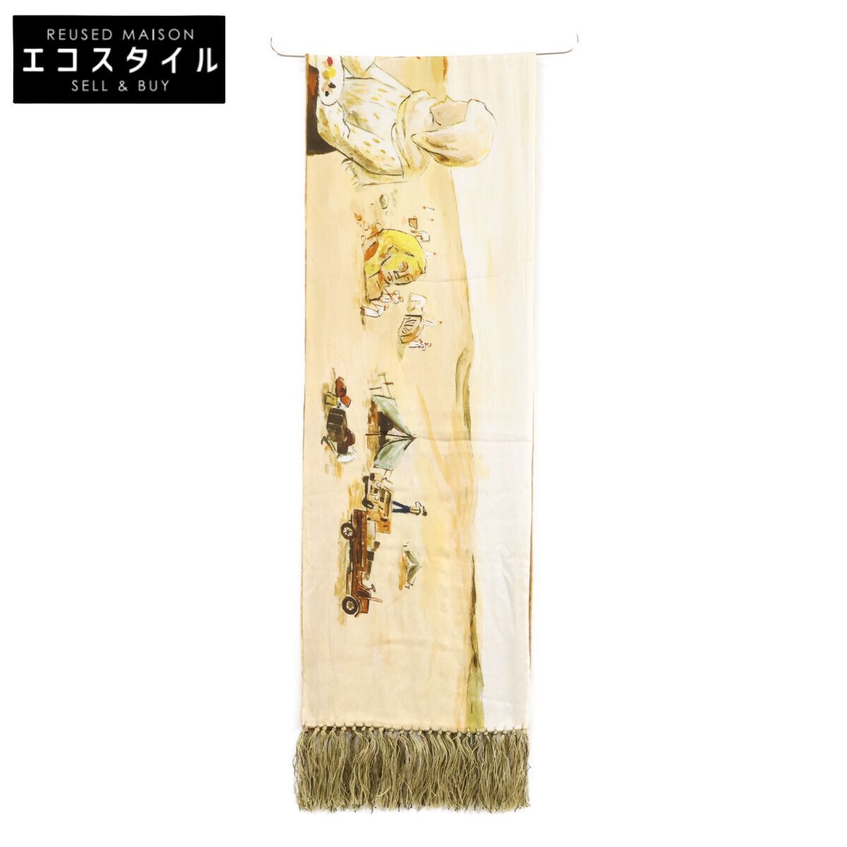 Porter Classic ポータークラシック SILK STOLE 幻の黄金都市 シルク|ベルベット フリンジ