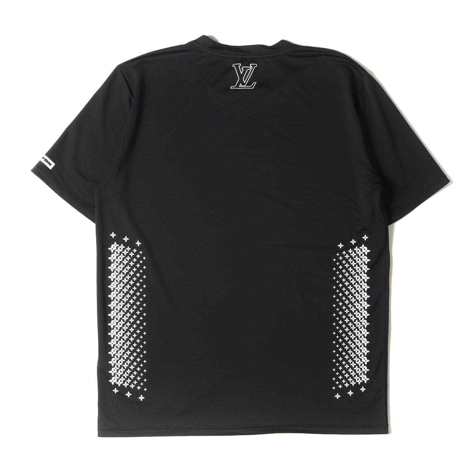 新品同様 LOUIS VUITTON ルイヴィトン Tシャツ サイズ:5L 24AW LV カップ ロゴ グラデーション モノグラム フラワー  モチーフ テクニカルジャージー Tシャツ ブラック 黒 イタリア製 トップス カットソー 半袖【メンズ】 - メルカリ