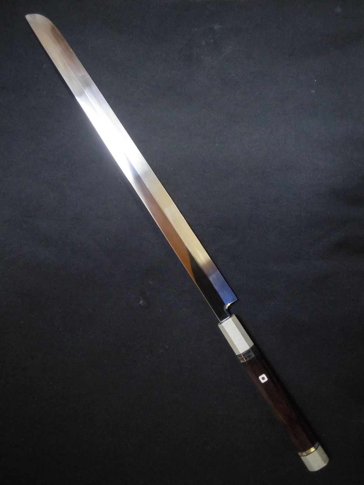 黒檀白銅柄 鞘付き