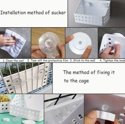 大型プラスチック製干し草フィーダー 小型動物用