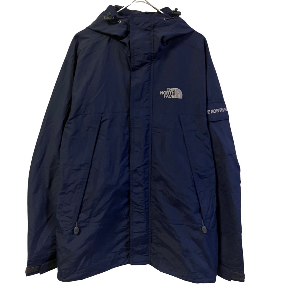 【極希少】　ノースフェイス　マウンテンパーカー　刺繍　袖ロゴ　ネイビー　紺　XS 極希少】 ノースフェイス マウンテンパーカー 刺繍 袖ロゴ