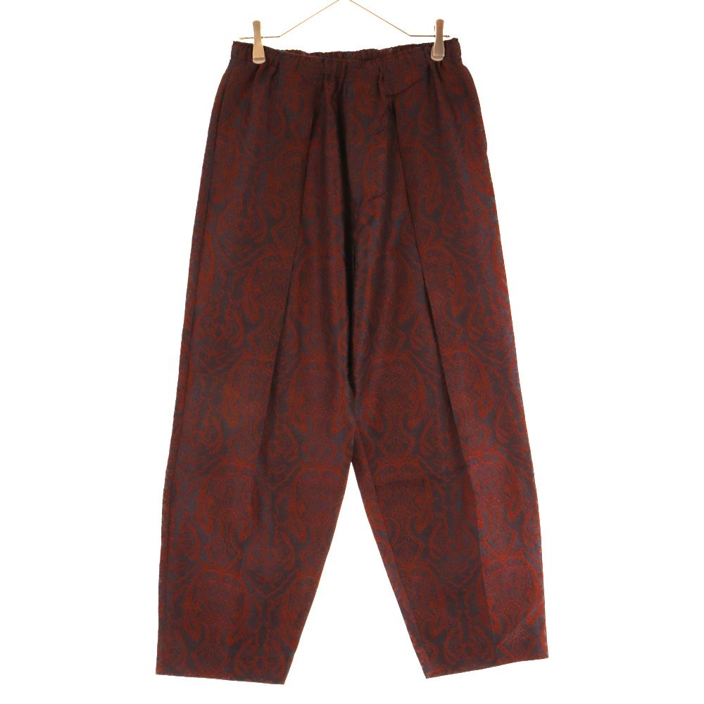 TOGA VIRILIS (トーガ ビリリース) Paisley Jacquard Easy Pants 