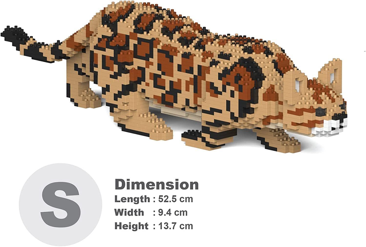 お買い得モデル ジェッカ ブロック ベンガル 4-in-1 パック 01S-M01 Sculptor 立体パズル 組立パズル 猫の模型 大人向け  ブロック玩具 ペット 置き物 動物 インテリア
