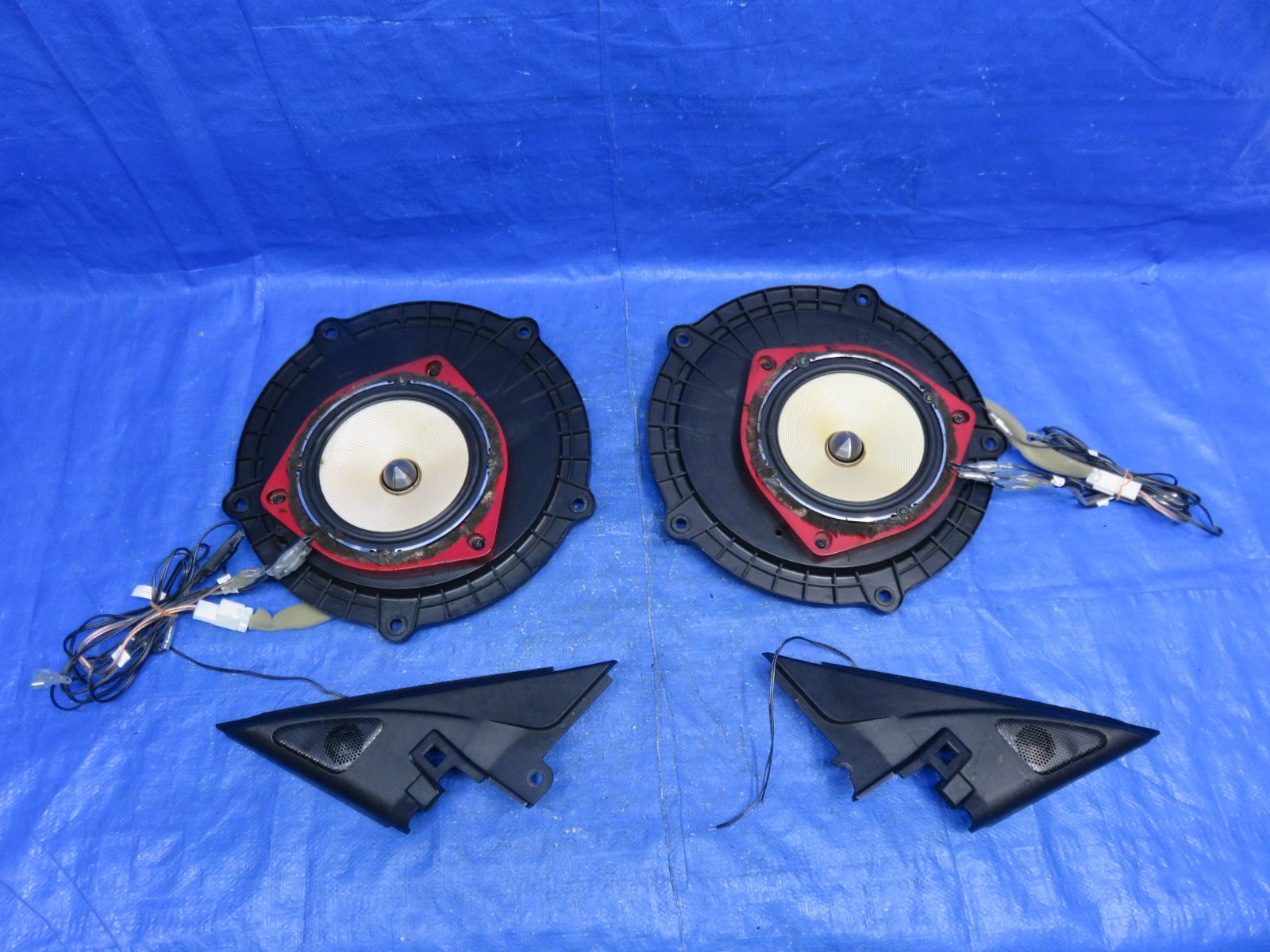LA5946* 音出しOK ケンウッド 17cm 2WAY セパレートスピーカー