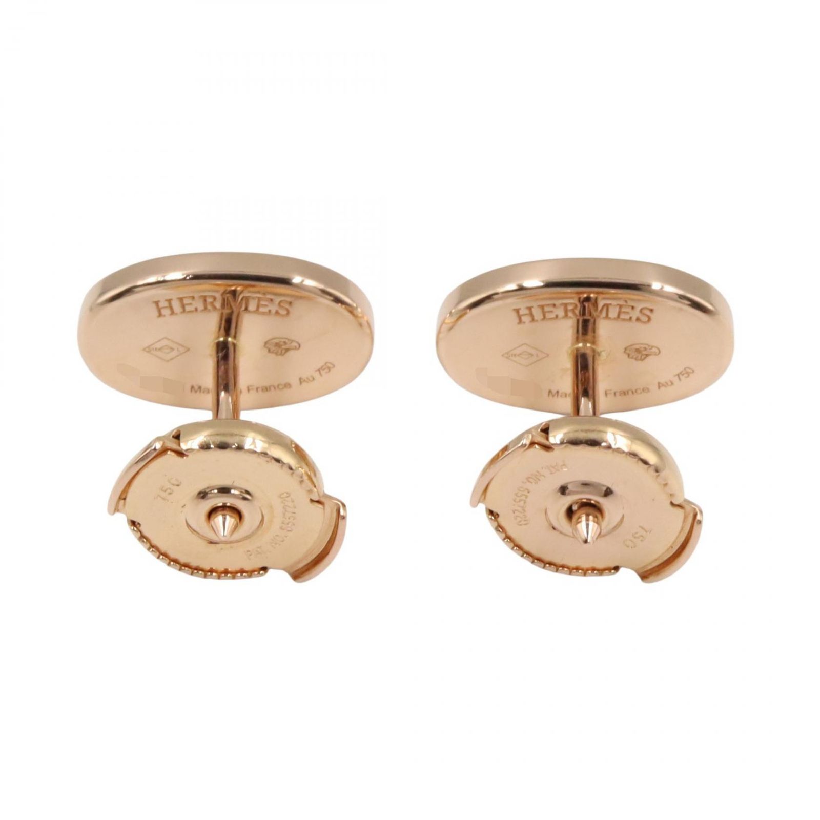 エルメス HERMES ピアス シェーヌ ダンクル コントゥール ピアス ダイヤ H122504B 00 K18PG ピンクゴールド ダイヤモンド シェーヌ ダンクル コントゥール ピアス ダイヤ