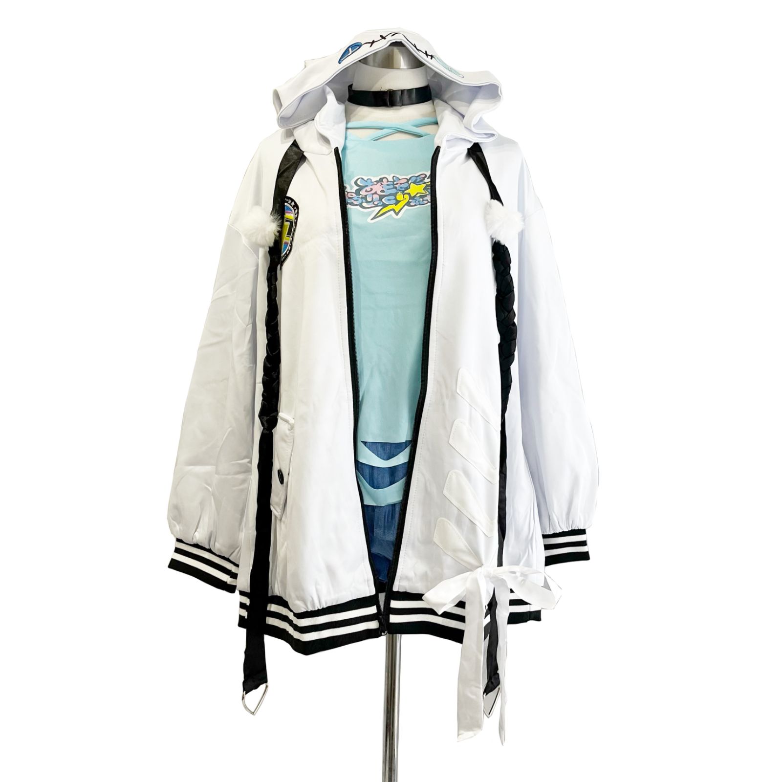 新品 水宮枢 ホロライブ コスプレ 衣装 Mサイズ ウィッグ付き すう