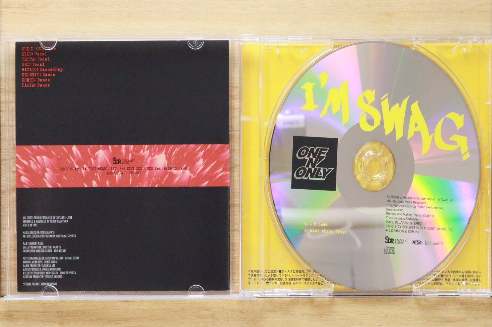 【専売品】CDなど 国内盤CD☆ONE N' ONLY/ONE N' ONLY□ I'M SWAG (TYPE-B