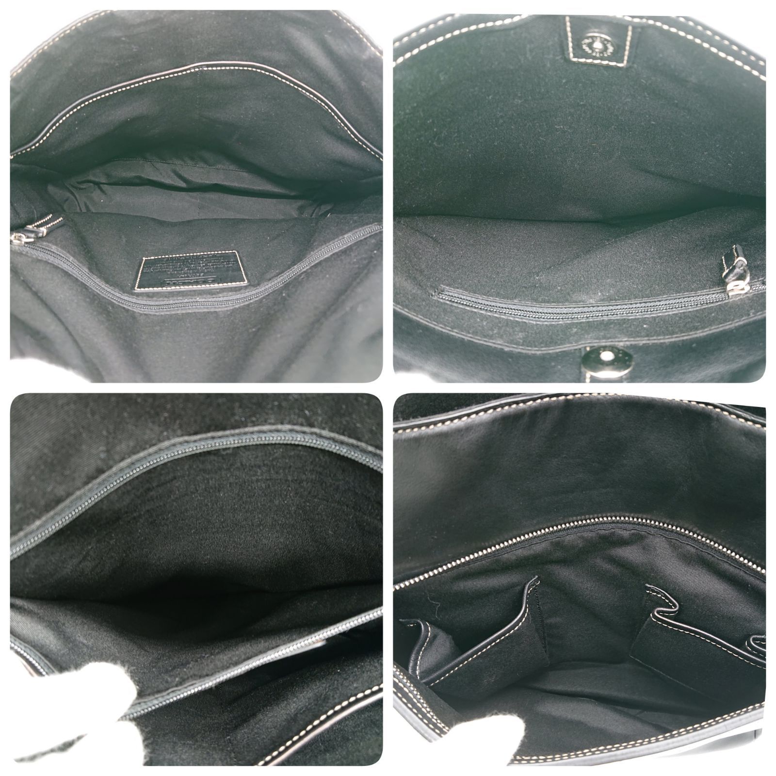COACH コーチ メッセンジャーバッグ ブラック レザー F70105