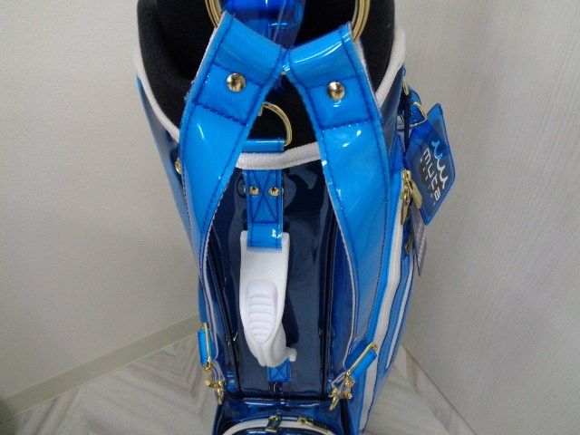 GK春日井□新品☆344 キャディバッグ mu-ta MARINE ブルー TOSHIN