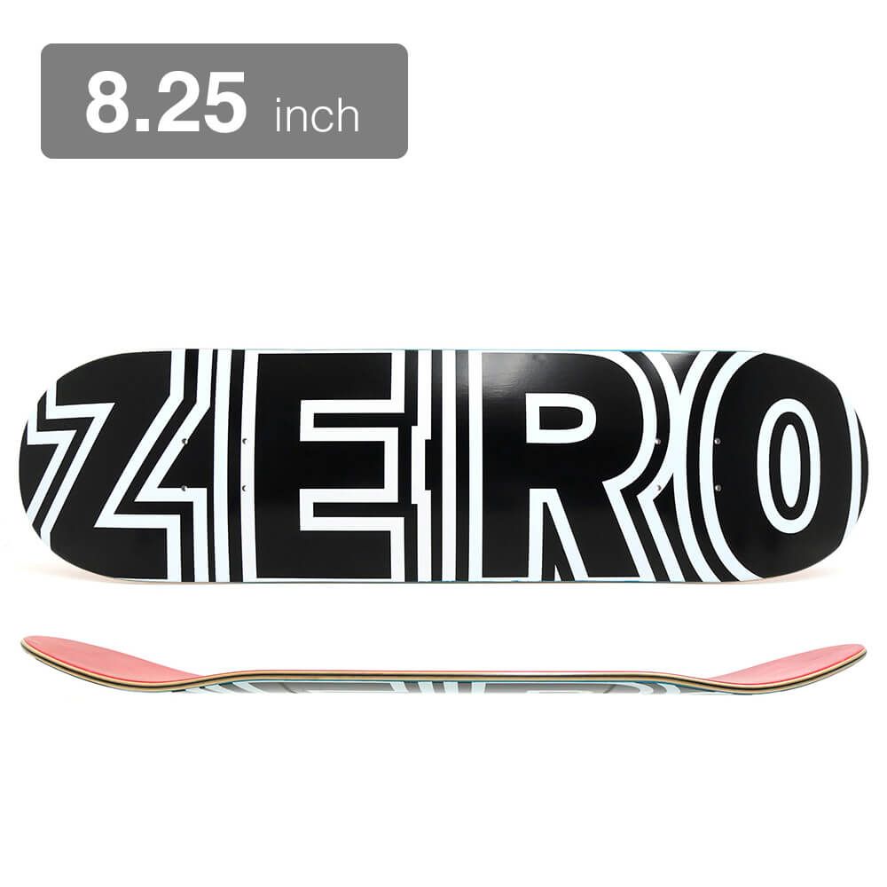 ZERO DECK クリアランス ゼロ デッキ TEAM CLASSIC BOLD 8.25 RESIN-7