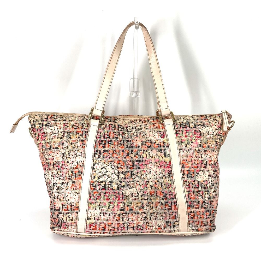 FENDI フェンディ トートバッグ ズッキーノ フローラ ズッカ 花 FENDI フェンディ トートバッグ ズッキーノ フローラ ズッカ 花