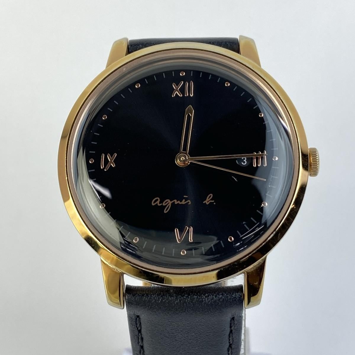 agnes b(アニエスベー) 腕時計 - VJ32-KTD0 レディース 黒