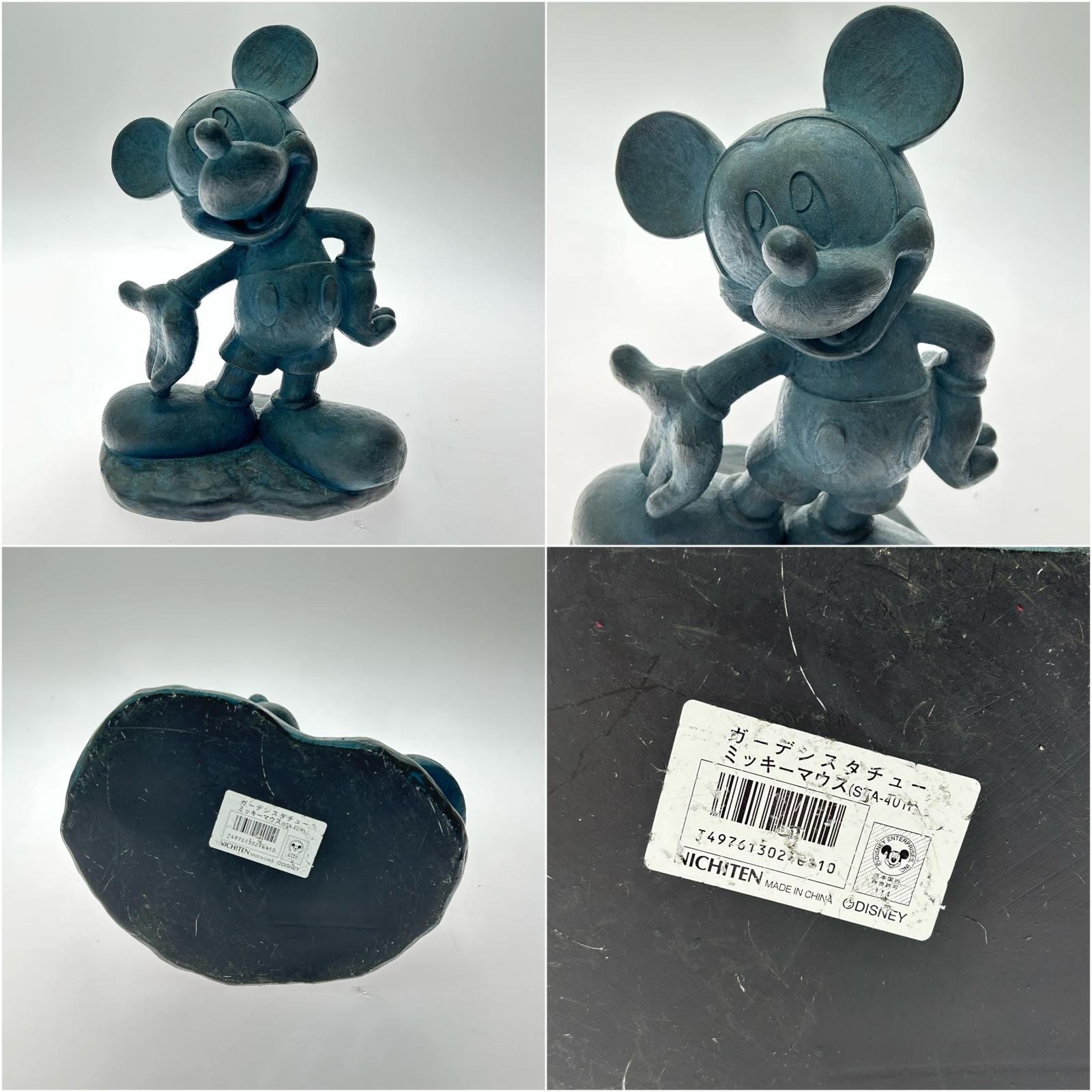 ▽▽NICHITEN ガーデンスタチュー ミッキー ミニー 置物