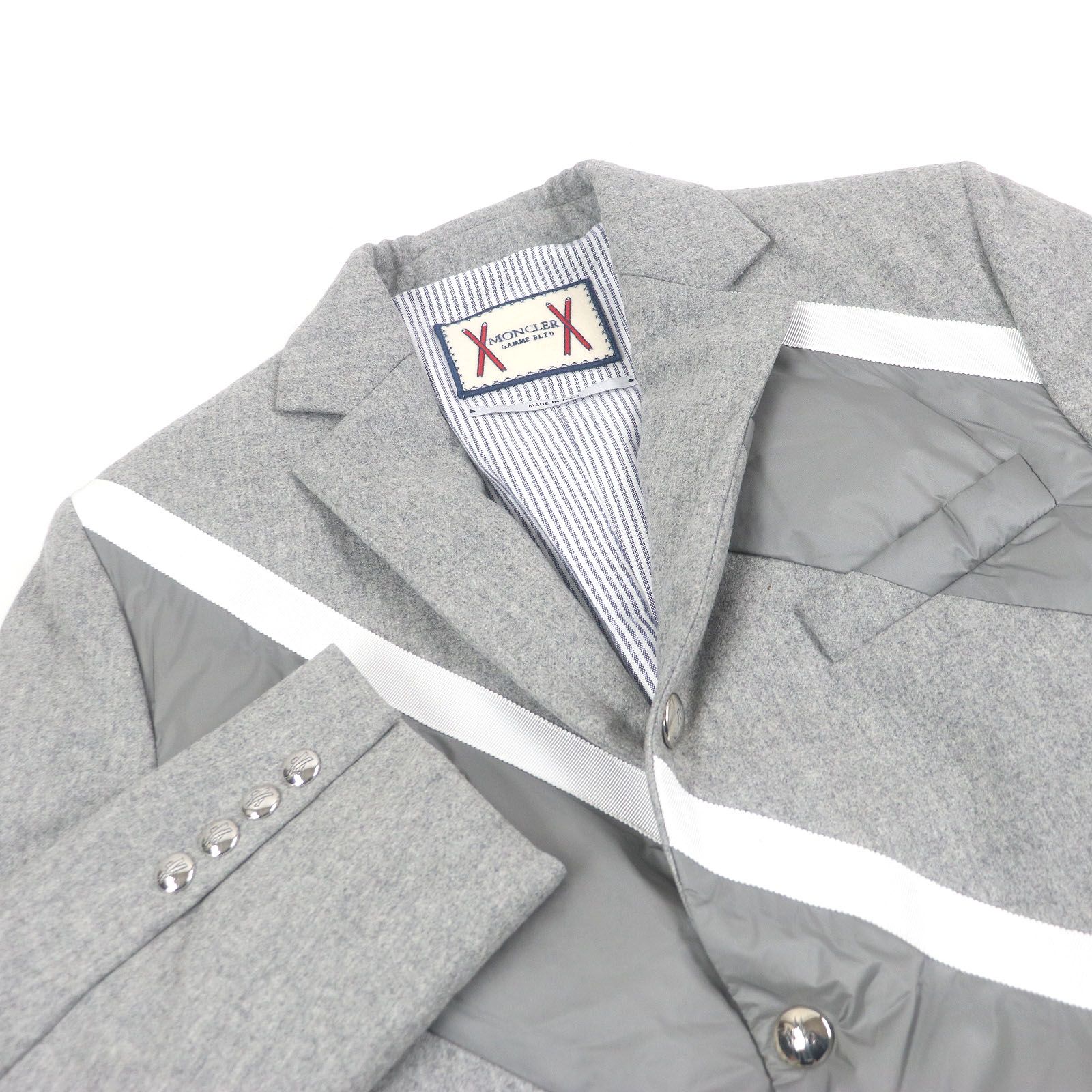 MONCLER（モンクレール） グレー テーラードジャケット グレー（灰色）系 M MONCLER BUGRANE(モンクレール) テーラード