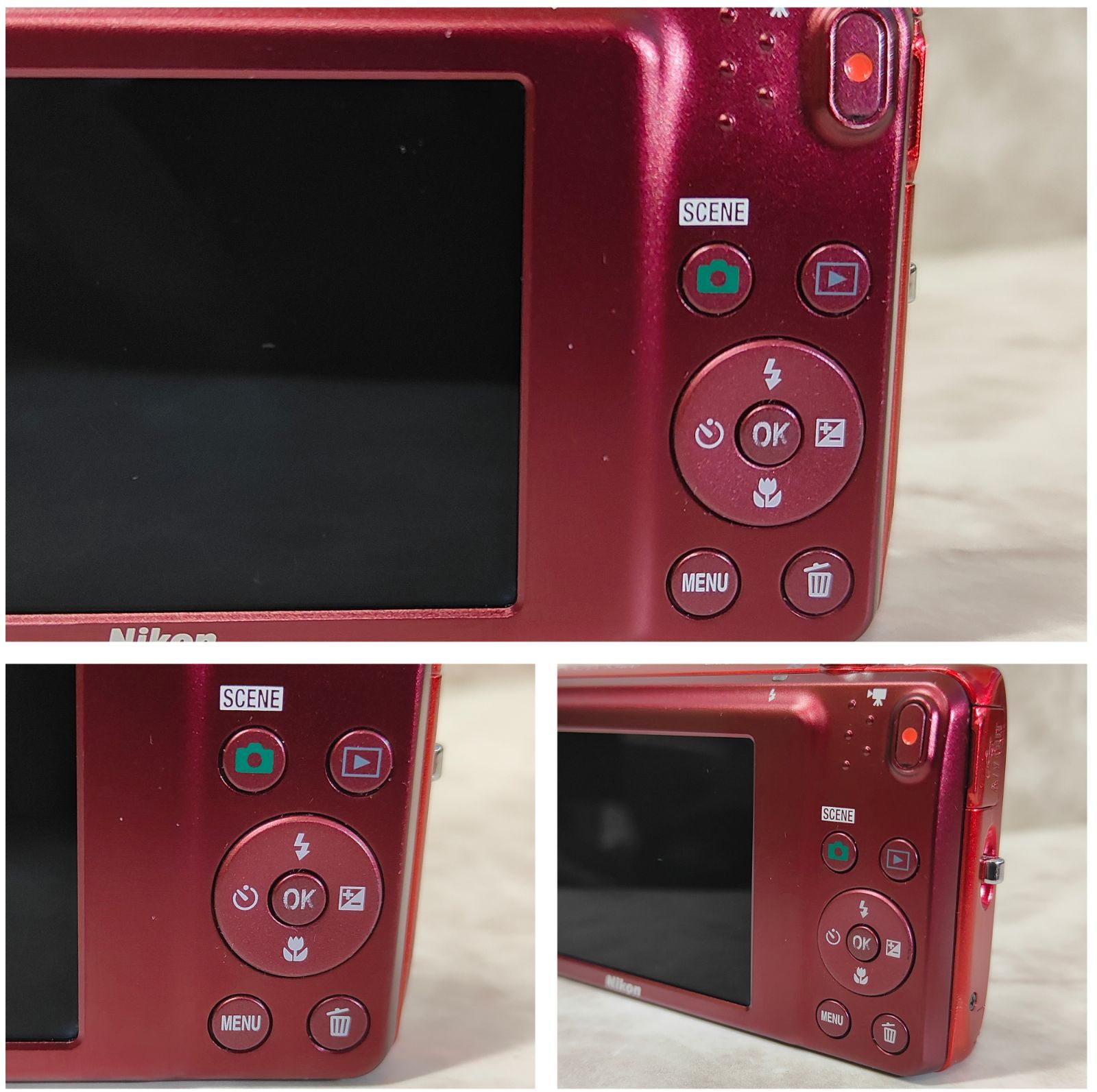 Nikon COOLPIX S3400 赤 デジカメ 充電器、箱付き 美品 Nikon COOLPIX S3400 赤 デジカメ 充電器、箱付き 美品 Nikon