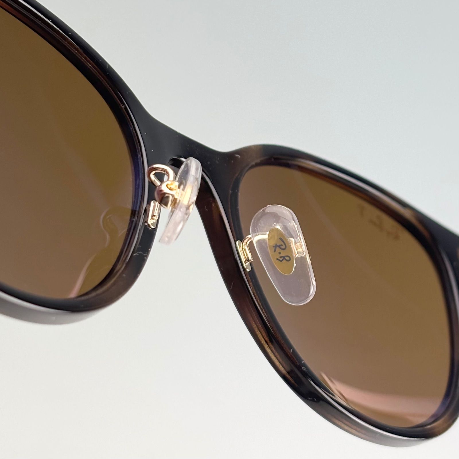 美品★Ray Ban サングラス RB4334D ブラウン Ray-Ban レイバン 偏光サングラス RB4334D 710/83 55サイズ