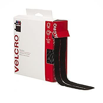商品タイトル:VELCROブランド - 粘着バック - 15フィート x 3/4インチ テープ - ブラック