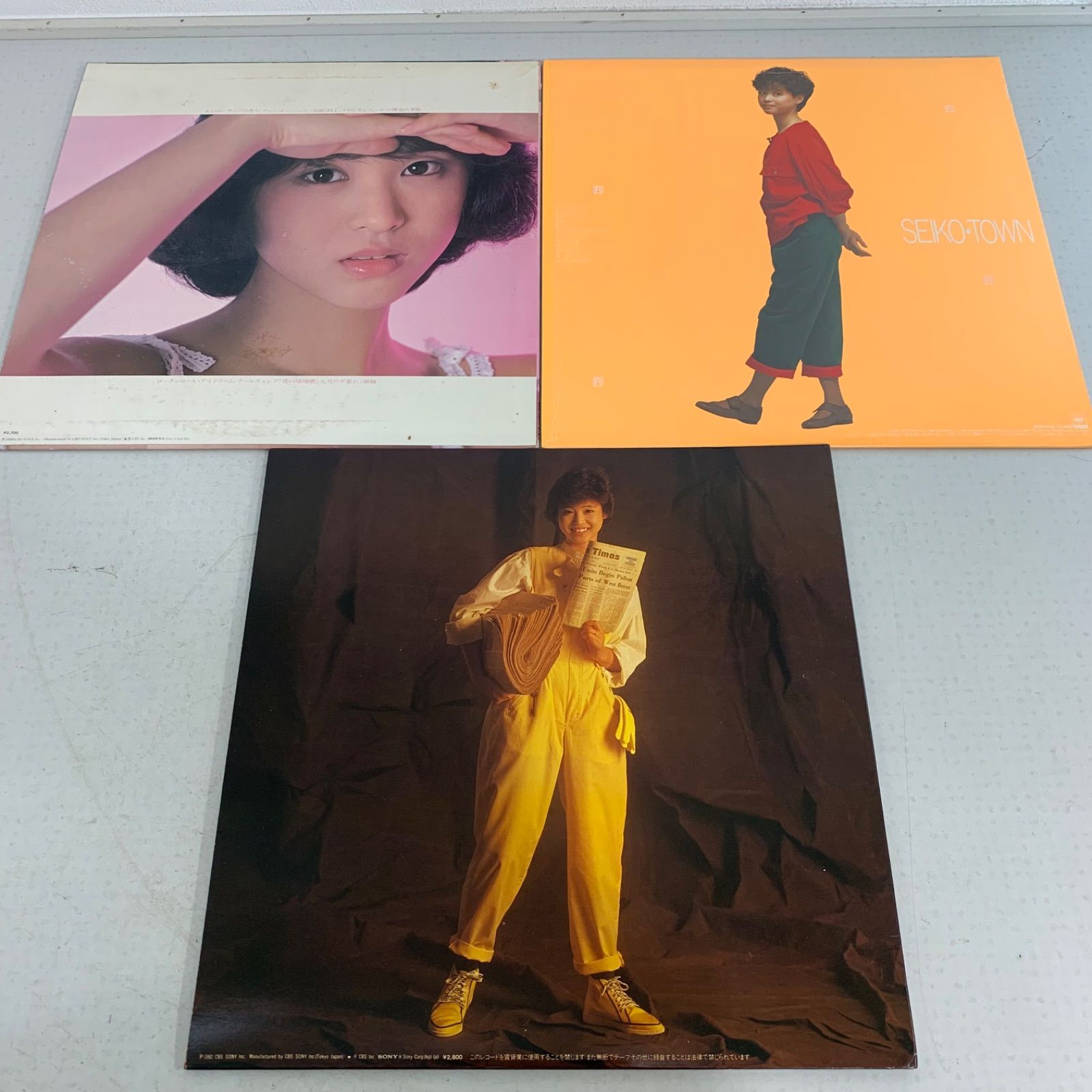 処分価格】松田聖子LD2点&レコード14点セット SQUALL LP Master Sound 