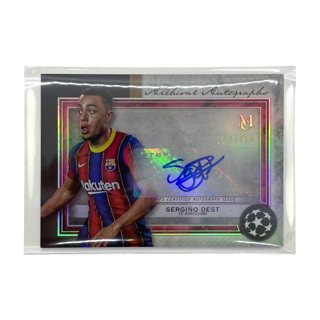 【別倉庫からの配送】 TOPPS サッカーカード MUSEUM COLLECTION ARCHIVAL AUTOGRAPH シングルカード