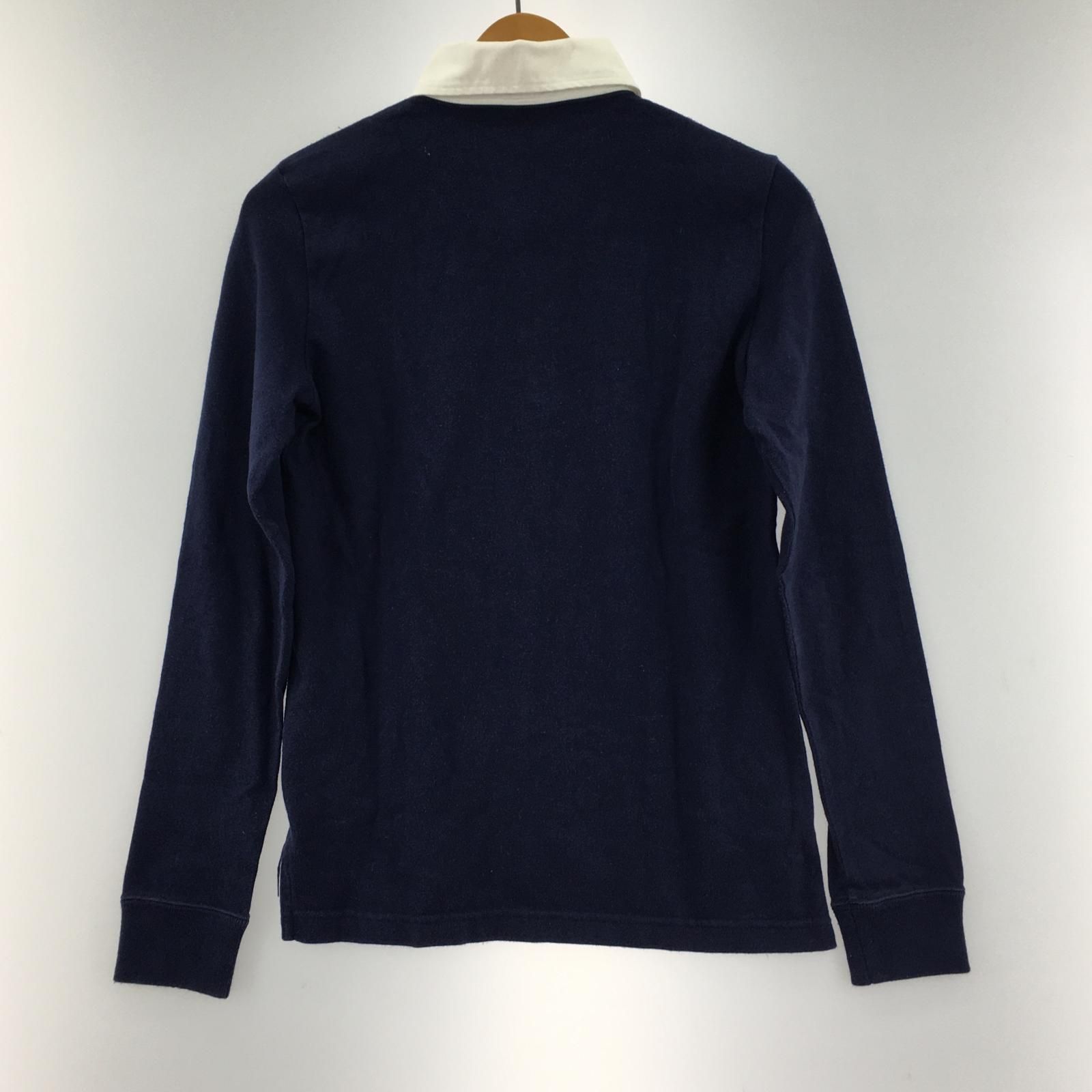 3616 ラルフローレン 刺繍　長袖　ポロシャツ　ネイビー POLO RALPH LAUREN ポロ ラルフローレン ポロシャツ 長袖 メンズ