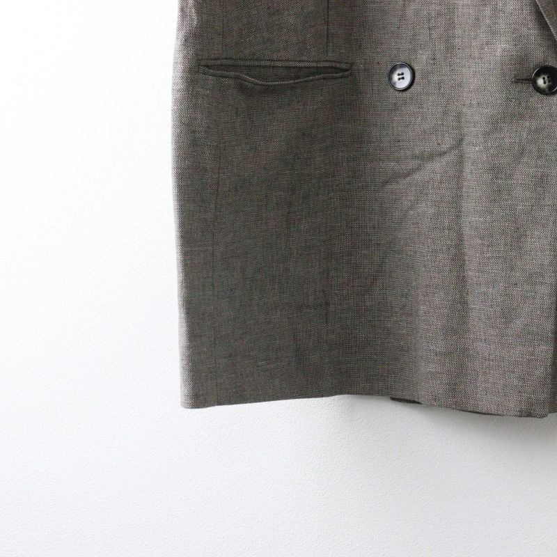 2024SS サクラ SACRA LINEN COTTON CHAMBRAY GILET リネン コットン