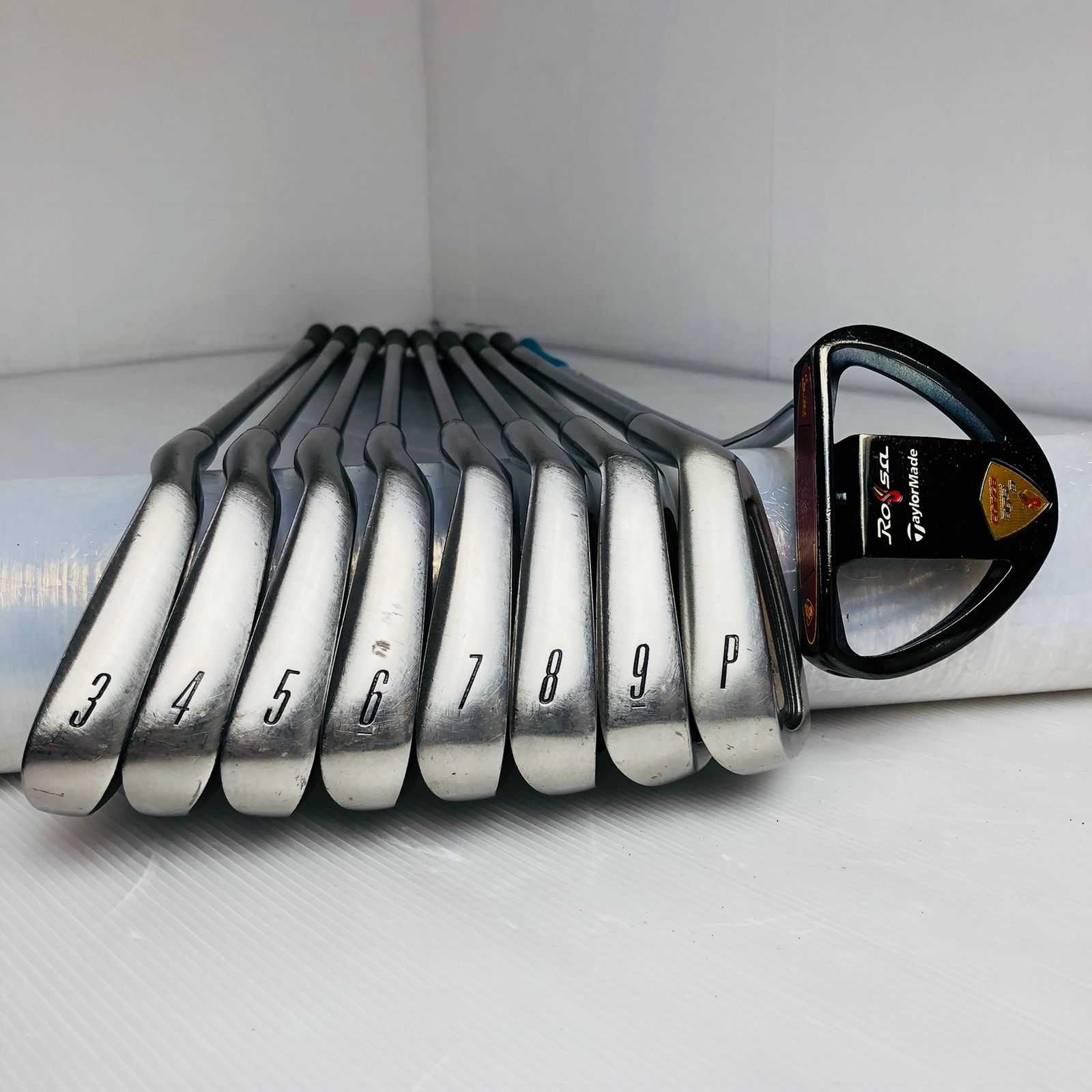 TaylorMade - TaylorMade　テーラーメイド　NIKE　ナイキ　メンズゴルフ12本セット　右利き用　キャディバッグ　初心者おすすめ　入門用 TaylorMade テーラーメイド メンズ ゴルフ クラブ セット 初心者