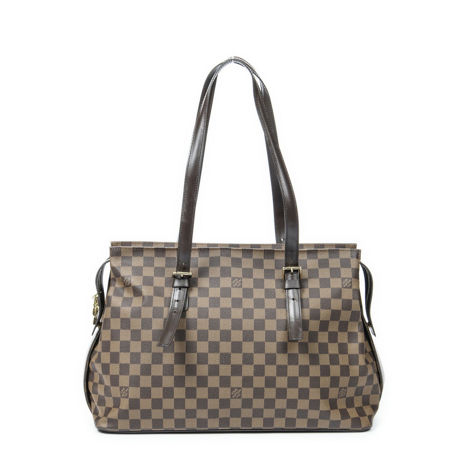 LOUIS VUITTON ルイヴィトンチェルシー茶色ダミエ エベヌA