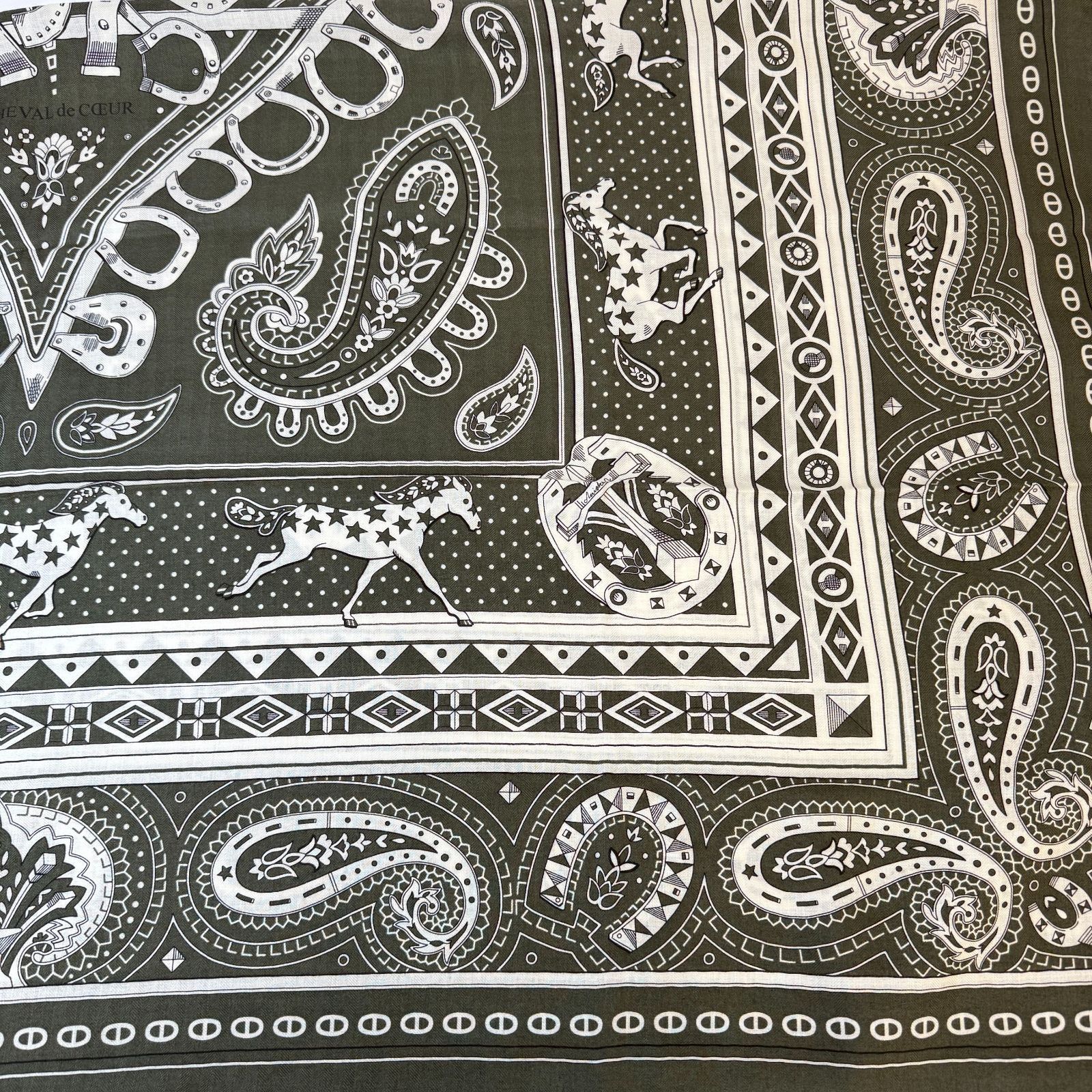 鑑定済み【 新品未使用 】エルメス カレジェアン 140 《 シュヴァル