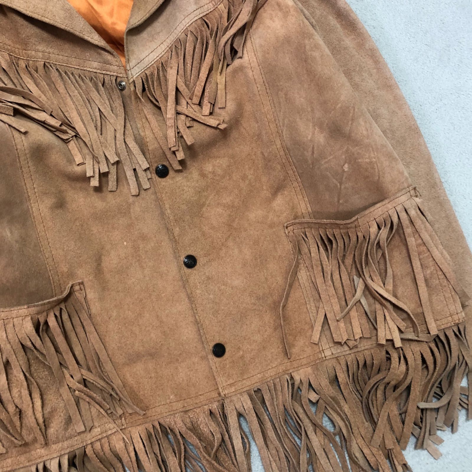 DEP'T メキシコ製 レザージャケット ウエスタンジャケット フリンジ