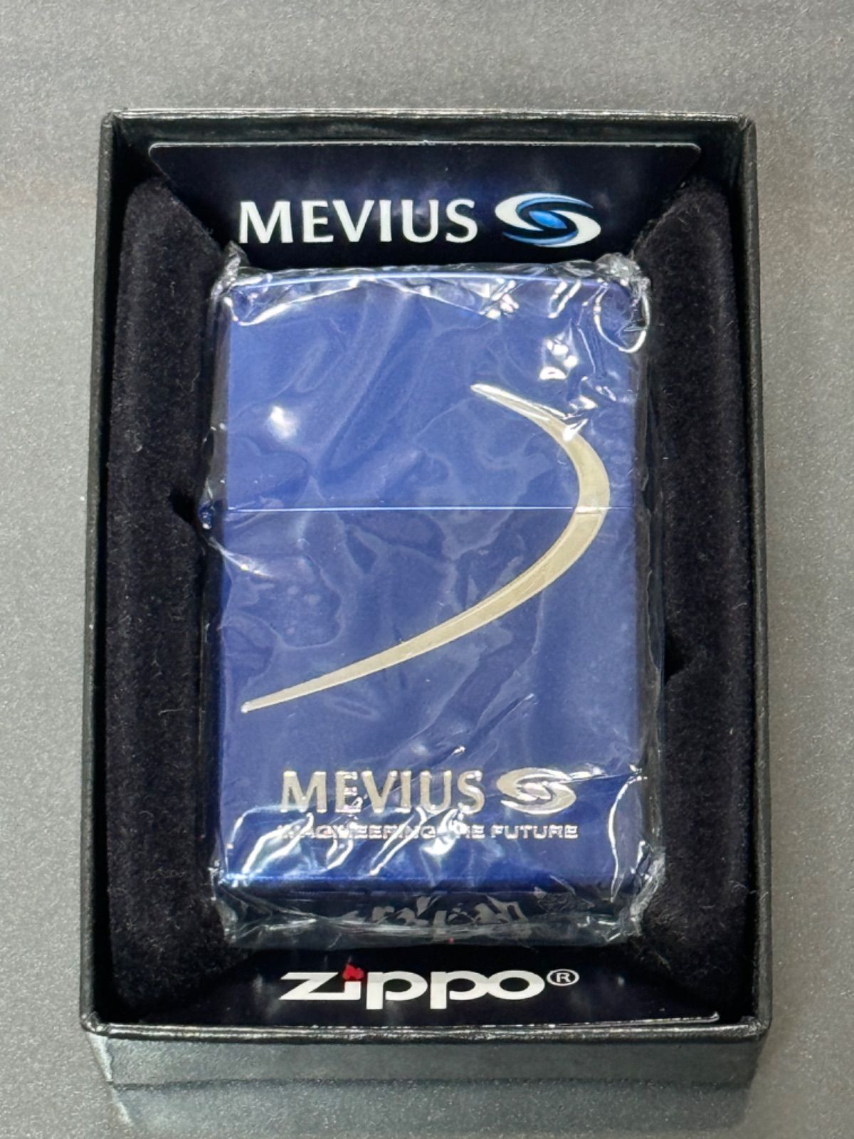 zippo メビウス ブルー シルバー刻印 限定品 MEVIUS BLUE 2015年製 MILD SEVEN マイルドセブン 前面刻印  デットストック ケース 保証書 - メルカリ