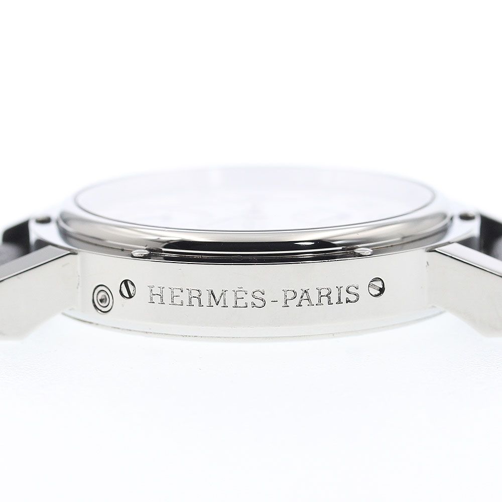 エルメス HERMES CL2.810 クリッパー デイト 自動巻き メンズ良品_  