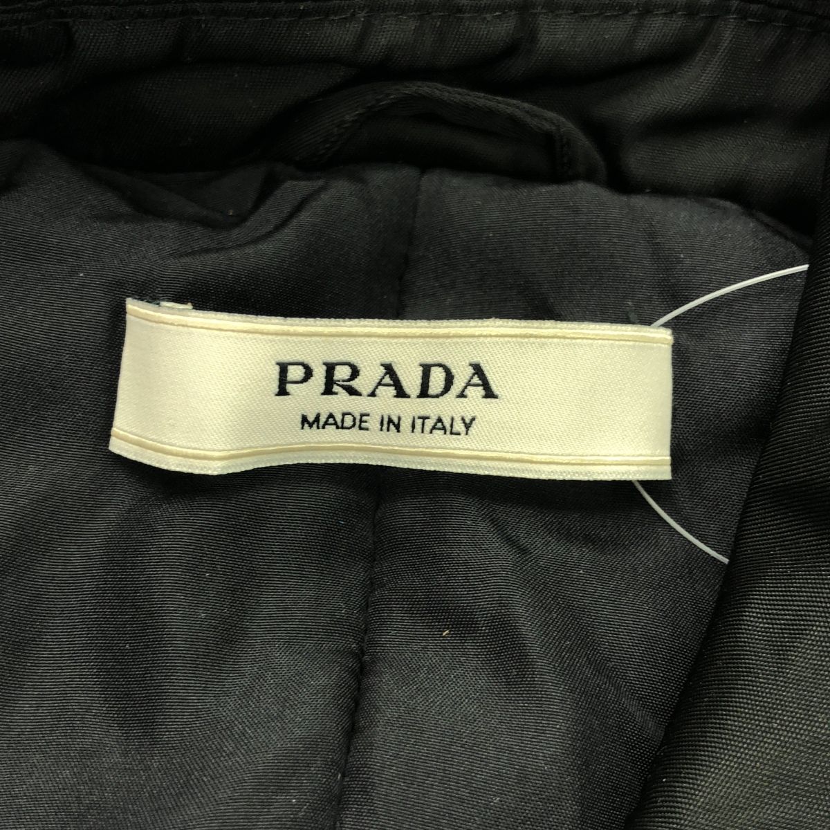 PRADA プラダ ビンテージ タフタ コート 黒 40　ヴィンテージ PRADA プラダ ヴィンテージ ナイロンパテッドコート ブラック S