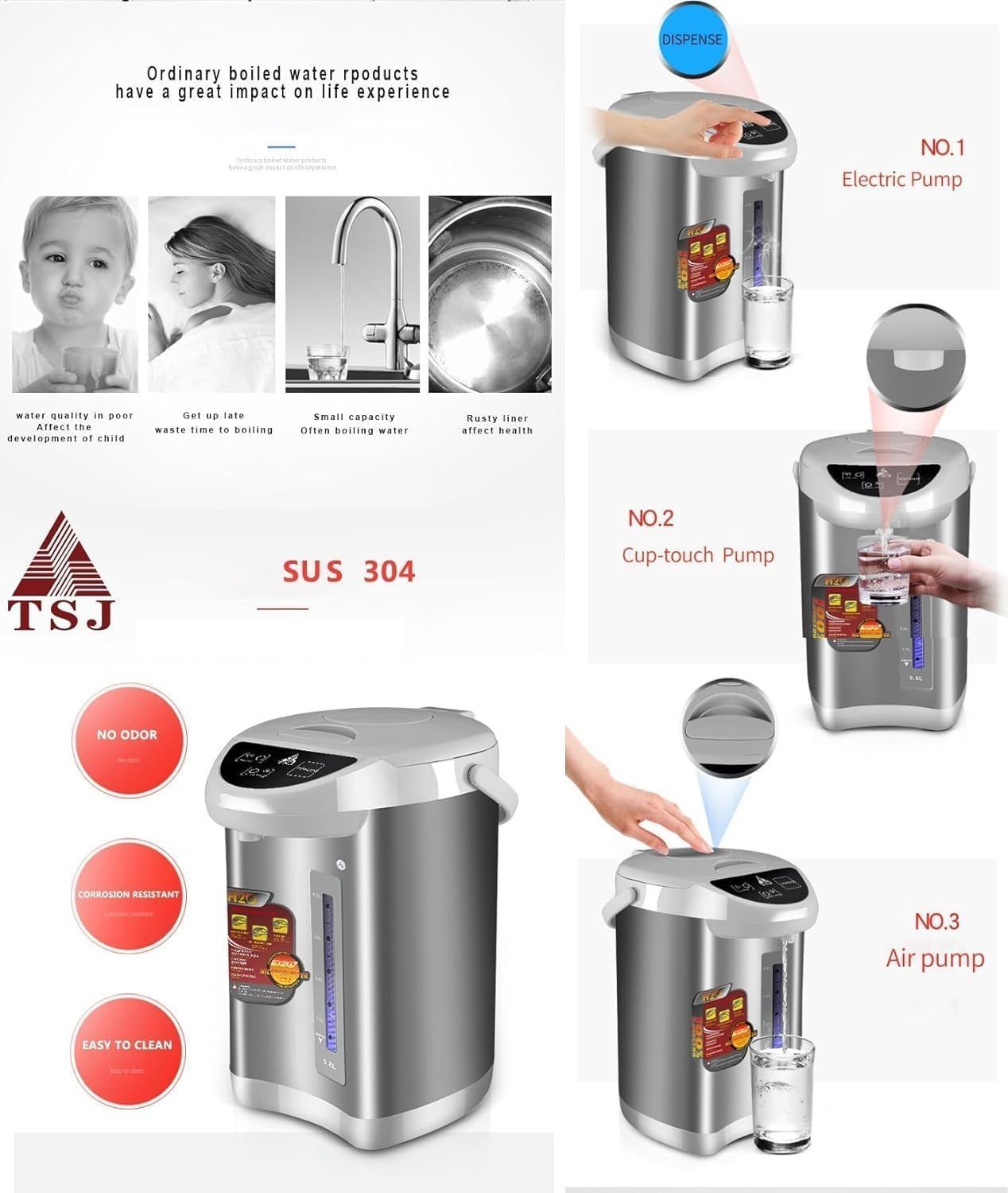 人気推薦◇電気ポット 5.8L【節電対策】電気ポット ポット マイコン式