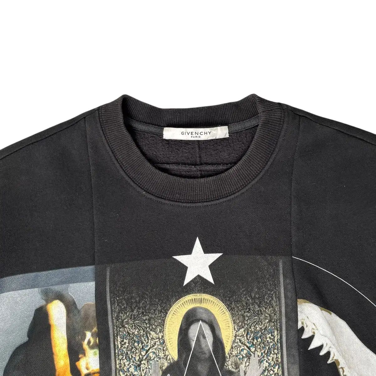 Givenchy(ジバンシィ) リカルド ティッシュ 聖母マリア パーカー 黒 