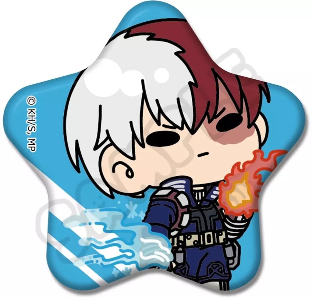 中古】バッジ・ビンズ M-YB.轟焦凍 みんなmochocho化大作戦!第3弾 星型