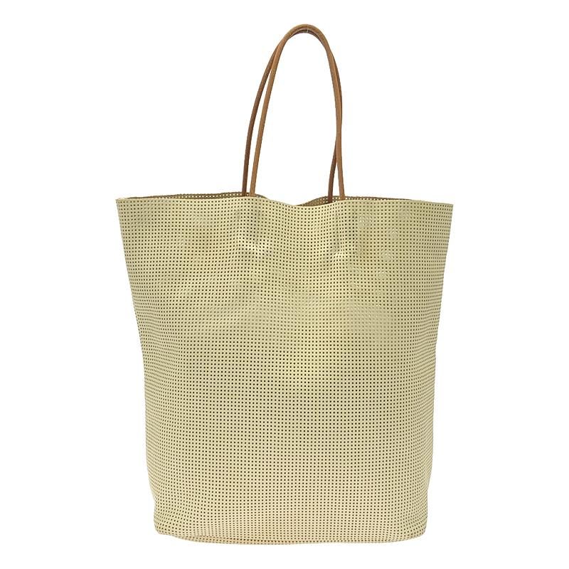 美品】 AMIACALVA / アミアカルヴァ | MESH LEATHER PAPER BAG 