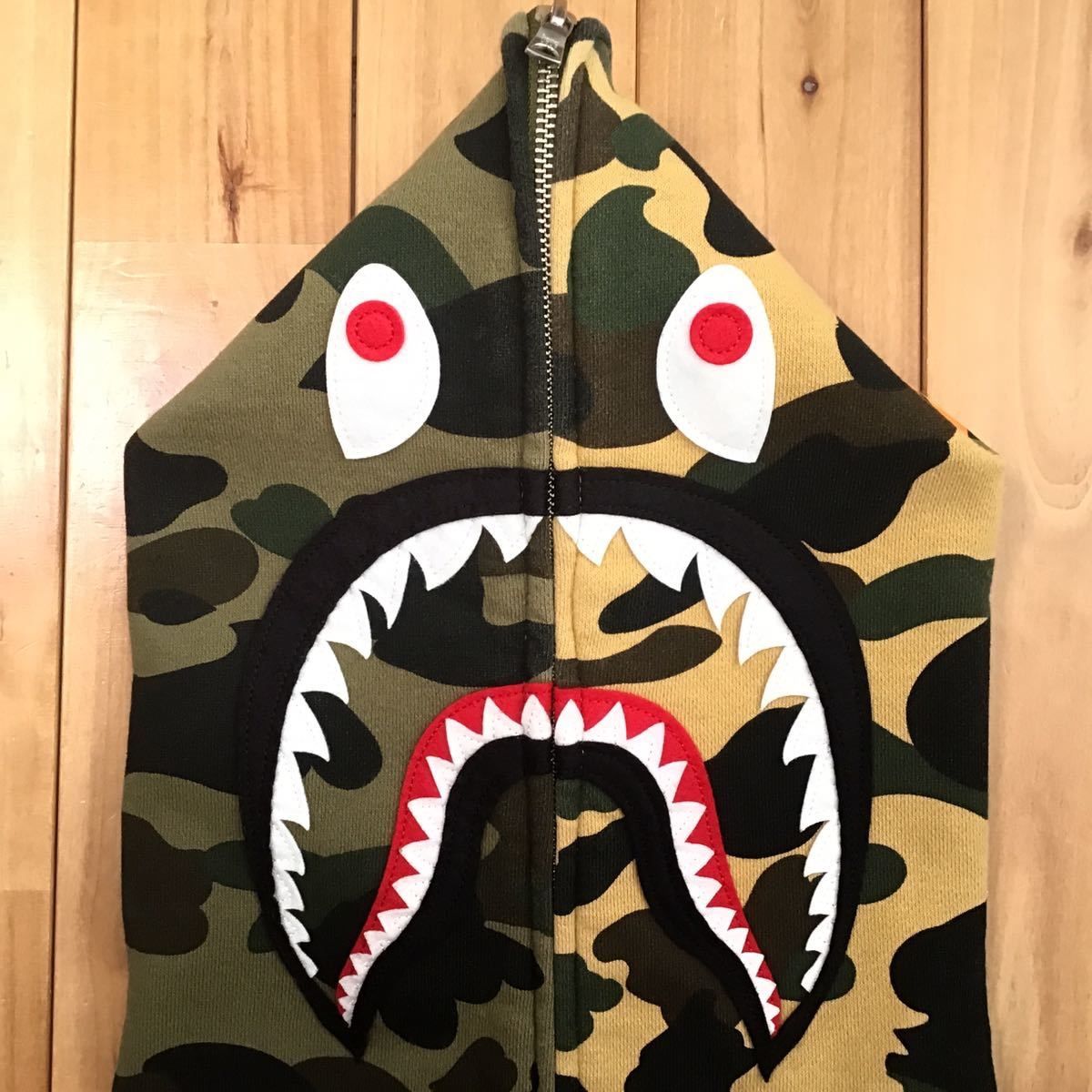 セパレート シャーク パーカー BAPE camo shark ベイプ ape - Kametuku