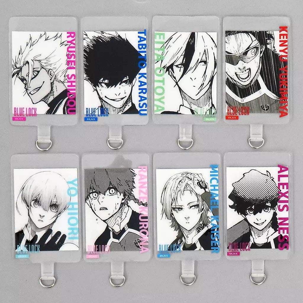 携帯サプライ 全8種セット ブルーロック展 フォンタブ B
