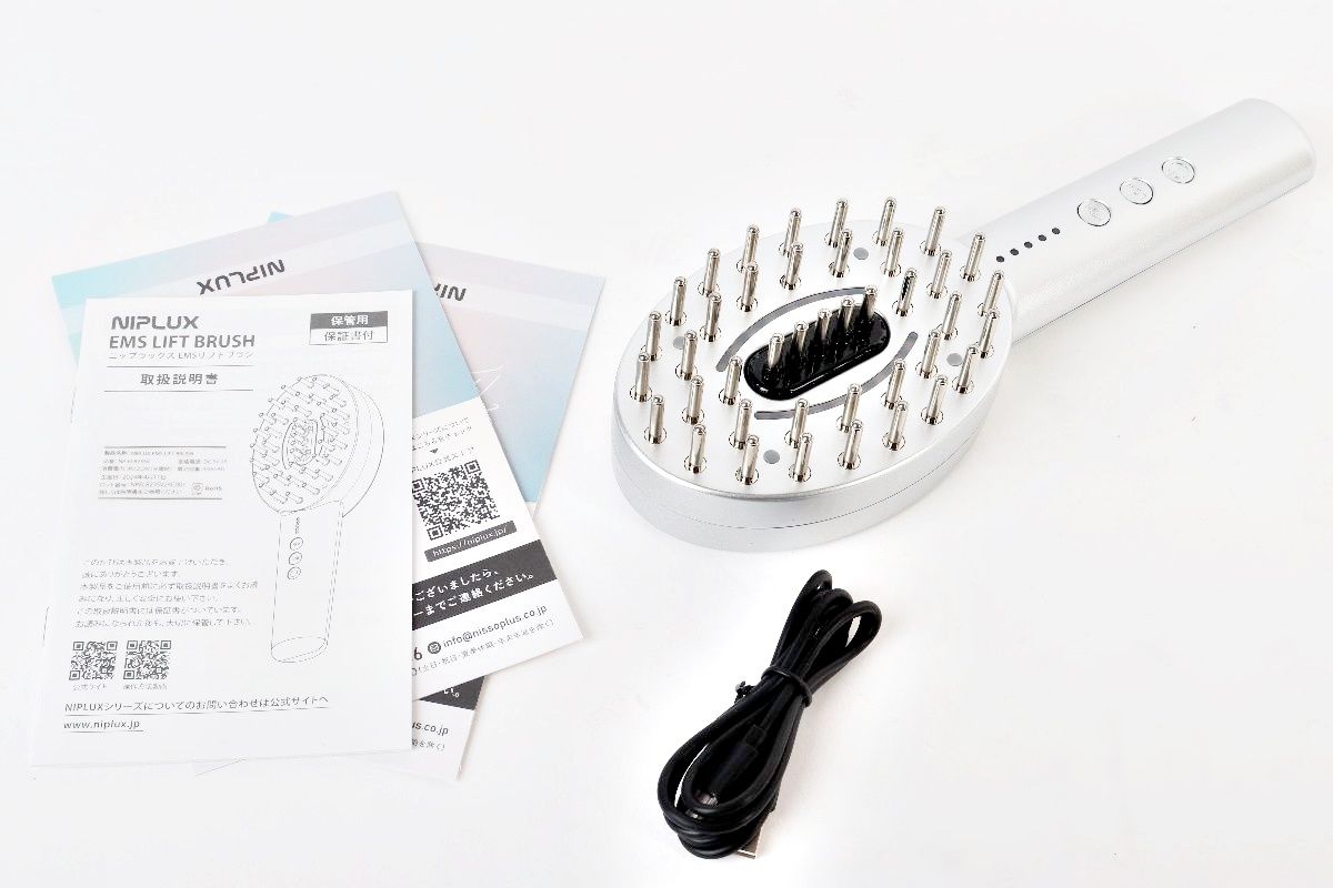 NIPLUX EMS LIFT BRUSH NP-ELB23SV 2024年製 リフトブラシ 頭皮