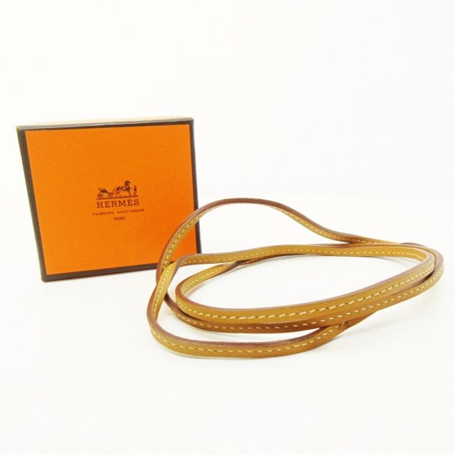 オンライン ストアファッション - エルメス 革紐 ネックレス