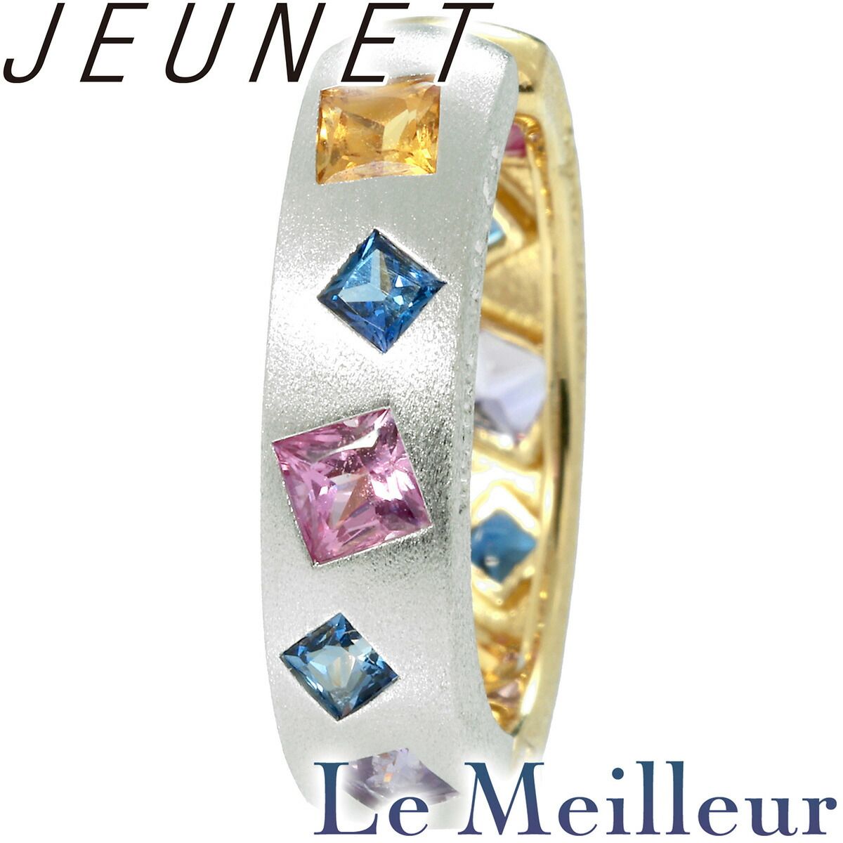ジュネ Jeunet イヤーカフ サファイア 0.76ct K18 プレラブド 返品OK