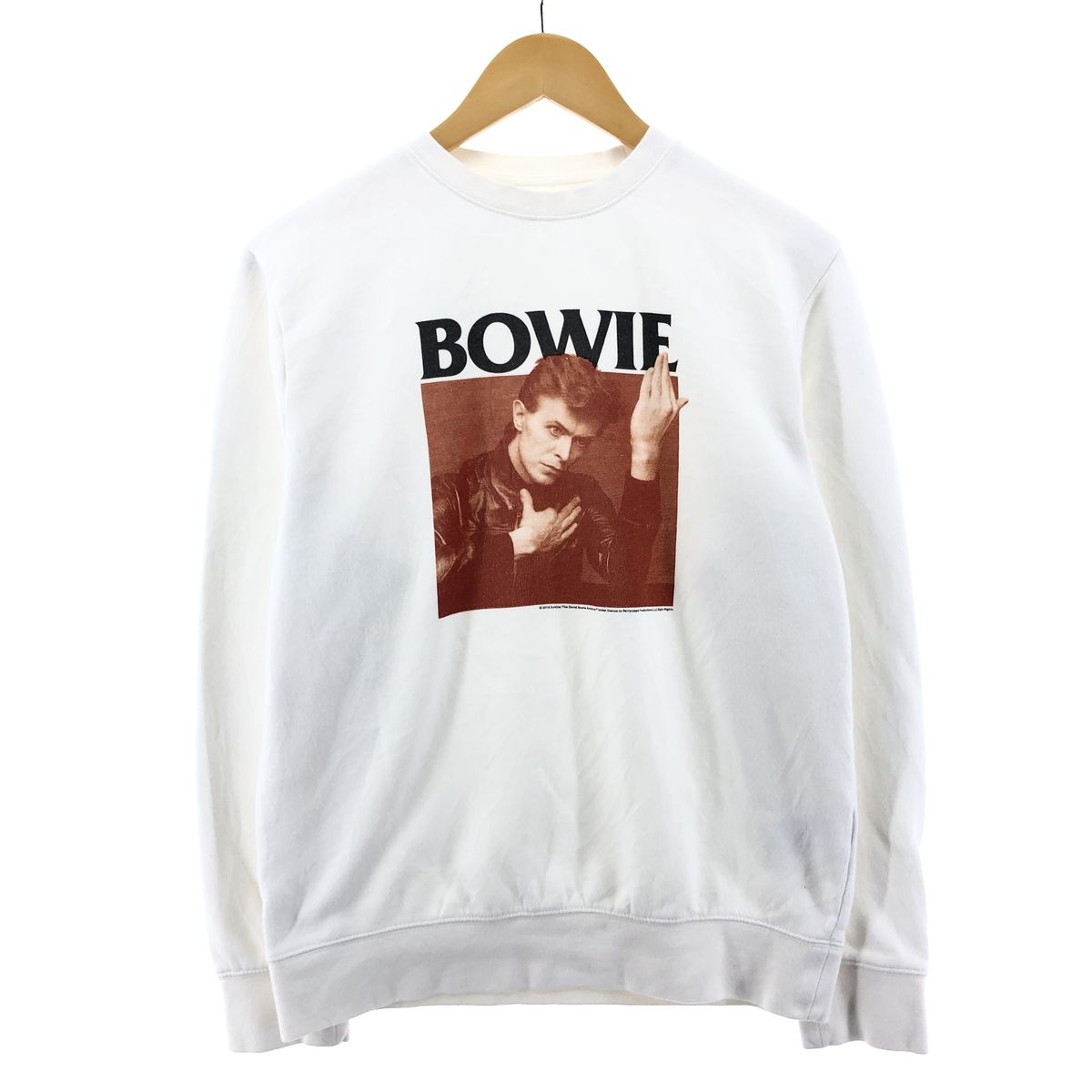 古着 DAVID BOWIE デヴィッドボウイ バンド スウェットシャツ トレーナー メンズM/eaa383775