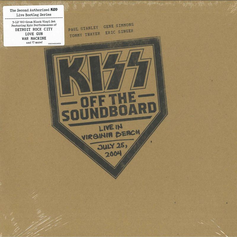 米3discs LP Kiss Off The Soundboard Live In Virginia Beach