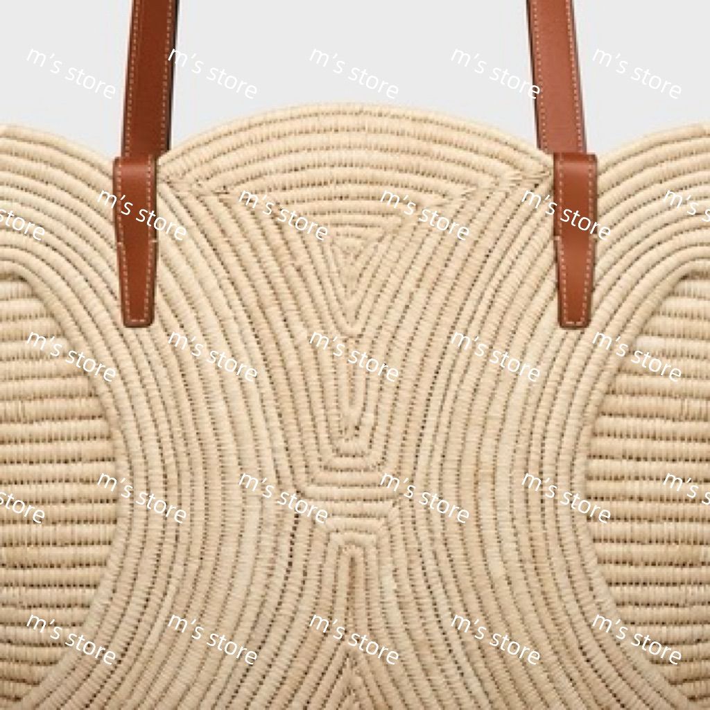 関送込 CELINE ミディアム ブレーデッド トリオンフ パニエ