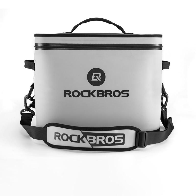 ROCKBROS ロックブロス クーラーボックス 小型 ソフトクーラーボックス 保冷力約48時間 20L 大容量 釣り キャンプ お弁当 BBQ お花見 ピクニック 花火 おしゃれ 手提げ 肩掛け 携