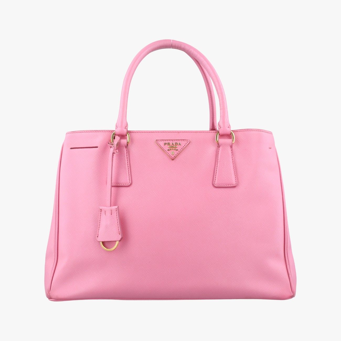 VINTAGE●PRADA●サフィアーノ ガレリアハンドバッグ ピンク プラダ PRADA ガレリア サフィアーノ ショルダーバッグ レザー