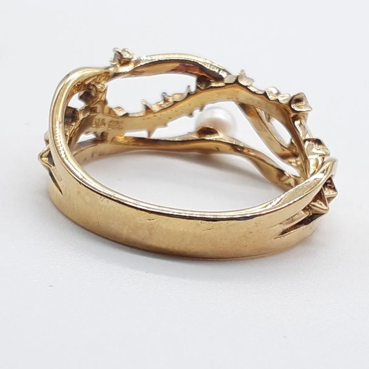 ete エテ リング STARRY SILVER 925 シルバー ゴールドコーティング