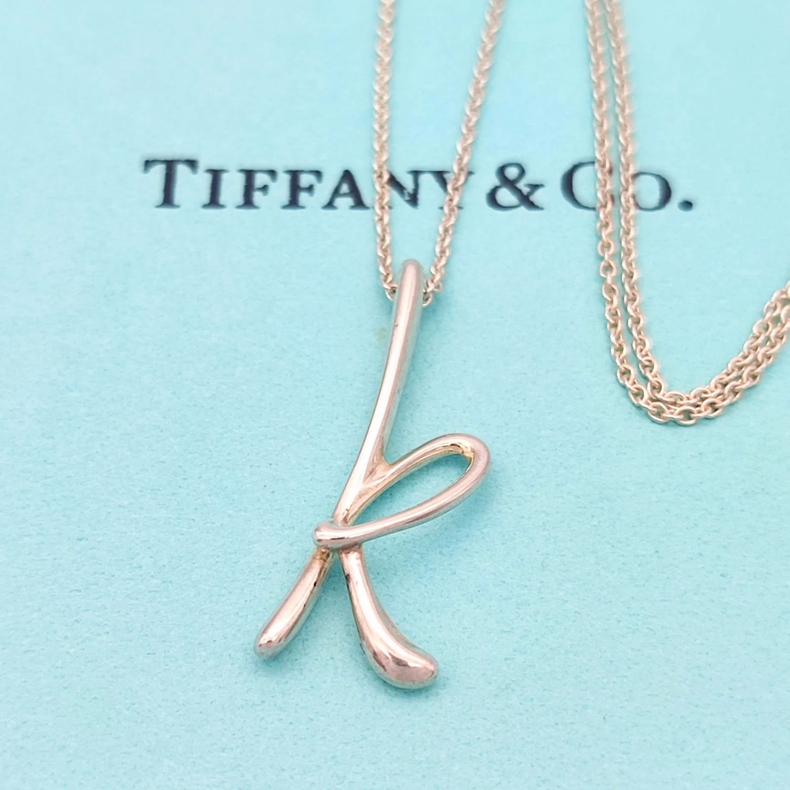 美品】Tiffany ティファニー イニシャルシルバーネックレス K アルファベット シルバー925 - メルカリ