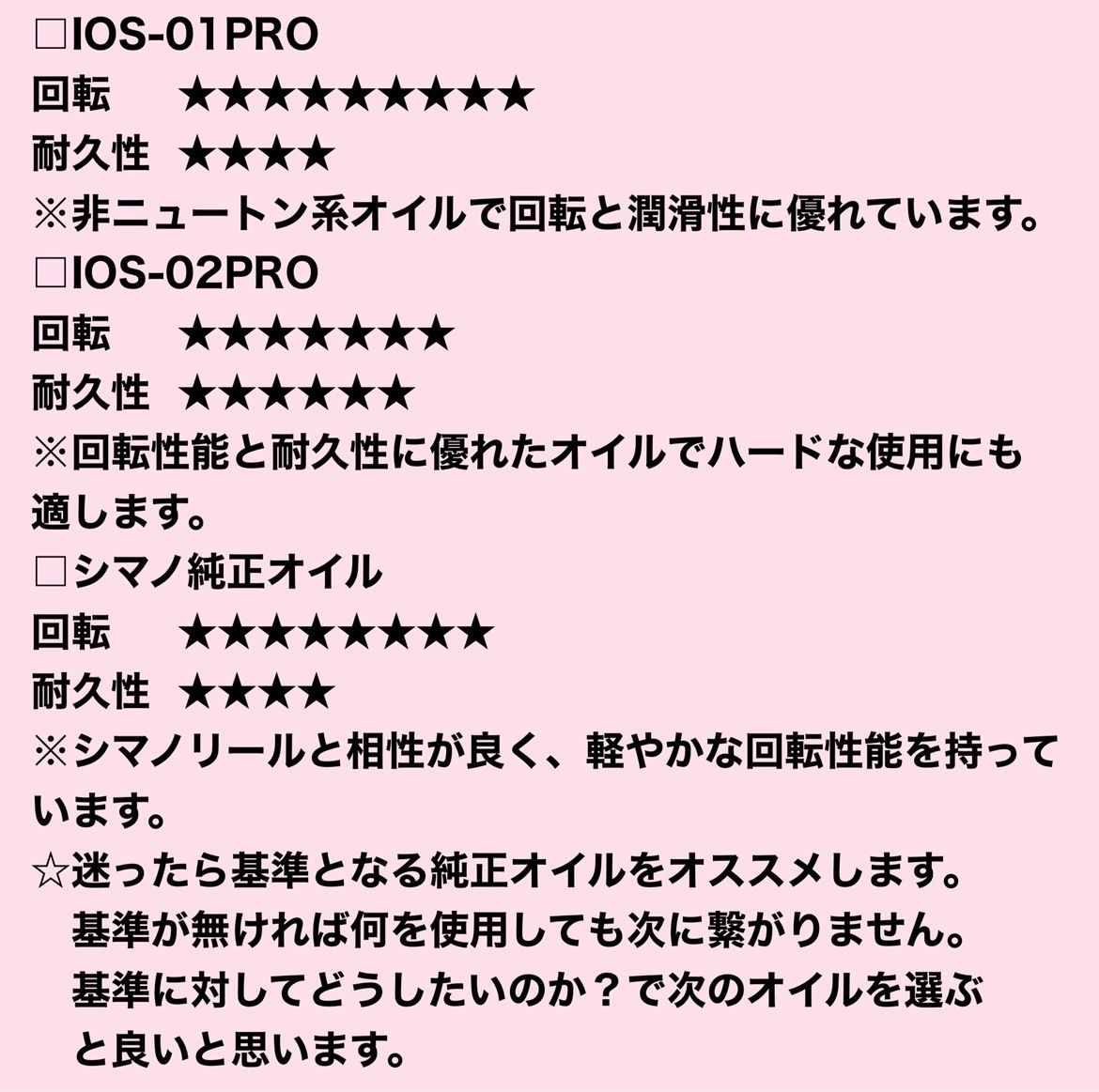 ハンドルノブ用）ボールベアリング ・IOS-01PROオイル仕様（4個） - リール