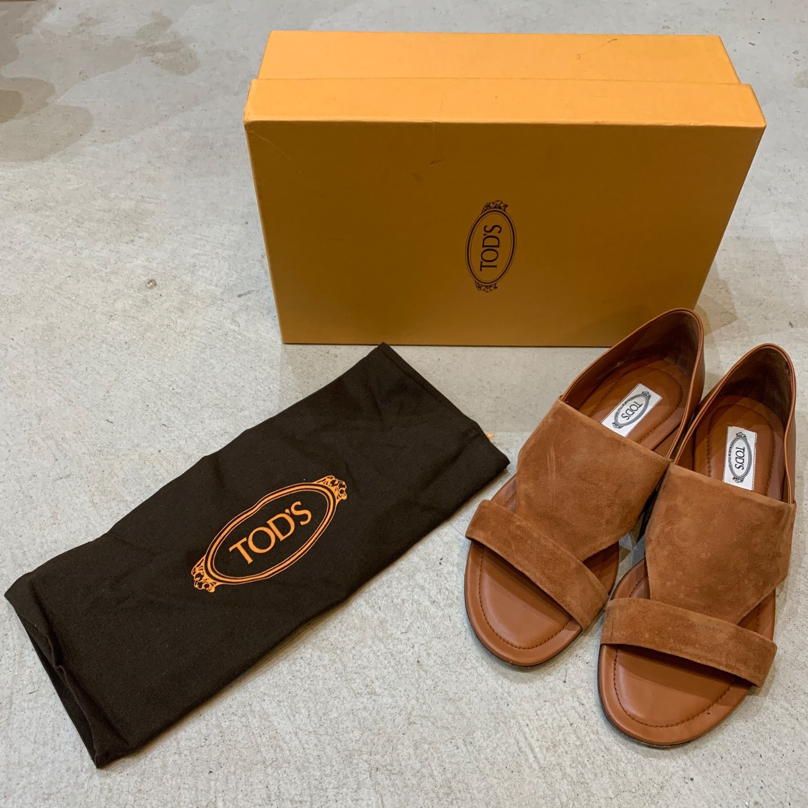 未使用品&人気【TOD'S トッズ ミュール サンダル レディース 25.5㎝】 未使用品&人気【TOD'S トッズ ミュール サンダル レディース